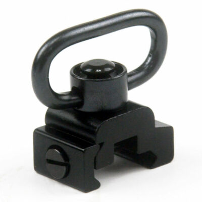 Heavy Duty Quick Detach Push Button Sling Swivel Picatinny/Weaver Mount