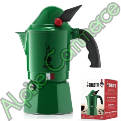*1-Kettle* Bialetti Alpina Moka Express Espresso Maker 4.4 Oz 3 Cups 0002762/NP