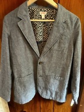 New W/ Tags Cat and Jack Boys XL 14 Blazer Sport Jacket Light Blue 2 button