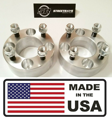 [SR] 2pc (2'') Thick 4x4 to 4x4 Wheel Spacers EZ Go Golf Carts & Cub Cadet Mowers