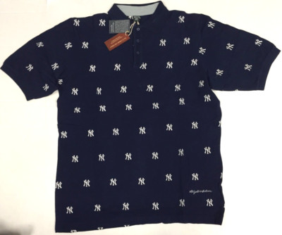 New York Yankees Wright & Ditson 3-Button Men's Relaxed Fit Polo Shirt Large