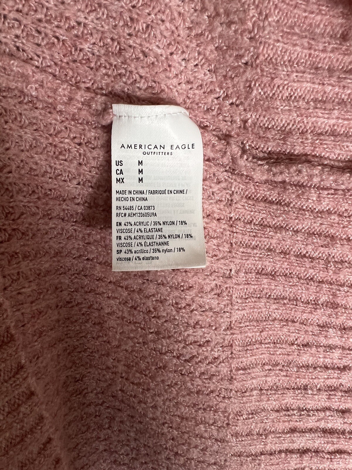 American Eagle Pullover Sweater Pink - image 6