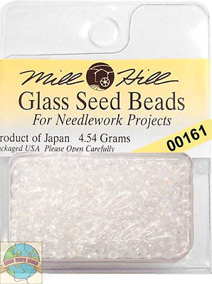 Mill Hill Glass Seed Beads 4.54g Crystal #00161
