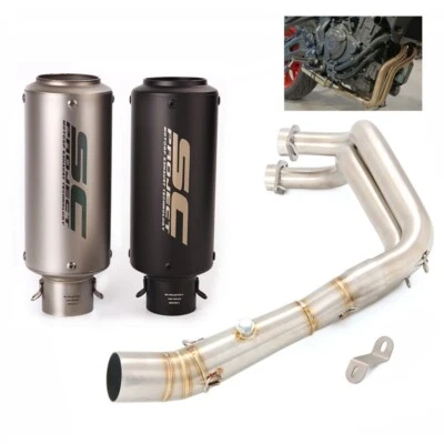 YZF R7 2021-2024 for Yamaha MT-07 Whole System Exhaust Header Pipe Muffler Tips - Bild 1 von 4