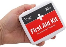 DMI Mini 20-Piece First-Aid Kit, All-Purpose Use for Minor Cuts and Scrapes, Dur