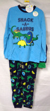 BOYS Members Mark FAVORITE PAJAMAS 3pc Set DINOSAURS SNACK-A-SAURUS  6 / F3315B