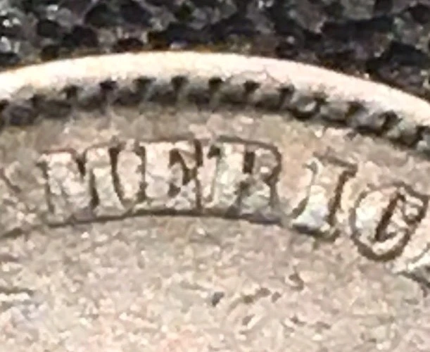 1872 SEATED LIBERTY HALF DIME DOUBLED DIE OBVERSE PLEASE LOOK - Image 4 of 4