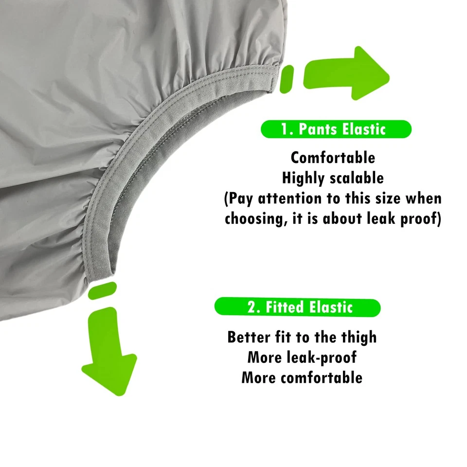 Auslaufsichere Unterwäsche für Erwachsene für Inkontinenz waschbar geräuschar... - Bild 3 von 4