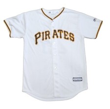 Pittsburgh Pirates Button MLB Cool Base Youth  XL 14-16 Gregory Polanco Jersey