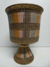 VINTAGE ITALIAN BITOSSI POTTERY FRATELLI FANCIULLACCI COMPORT BOWL MID CENTURY