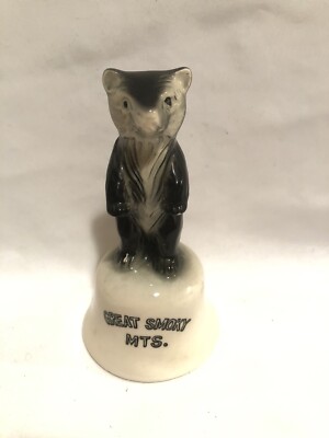 G F-Japan  Great Smoky Mts.  Black Bear Souvenir Collector Bell