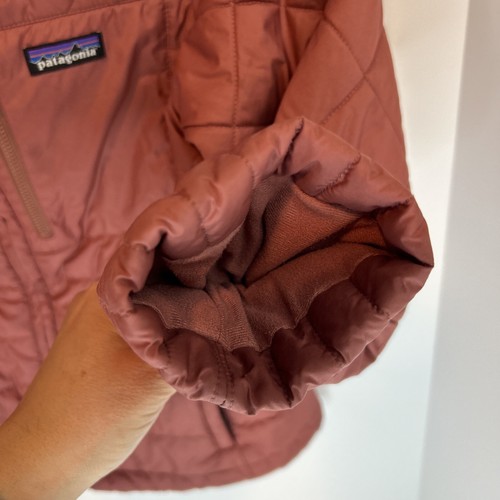Patagonia Nano Puff Diamond Quilted Big Kids size L 12 jacket Dark Mauve Stained - Picture 14 of 22