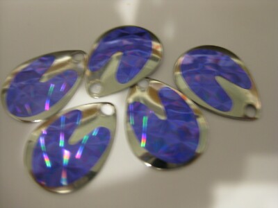 #3 Colorado Spinner Blades Holographic $1.99 For 5 Of Same Color (Purple)