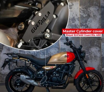 ''MASTER CYLINDER GUARD TYPE 2, BLACK'' FIT FOR ROYAL ENFIELD GUERRILLA 450