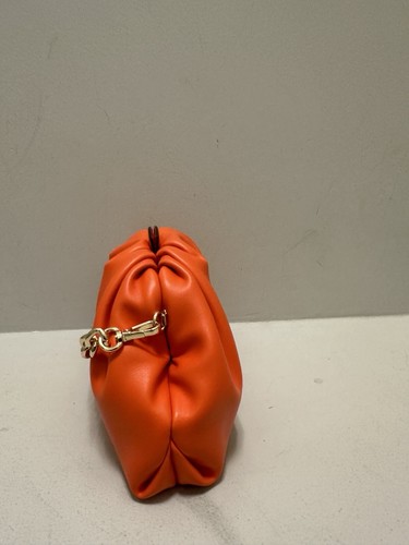 MICHAEL KORS PURSE SMALL CROSSBODY ORANGE BAG CLUTCH SHOULDER HANDBAG MK SATCHEL - Picture 5 of 9