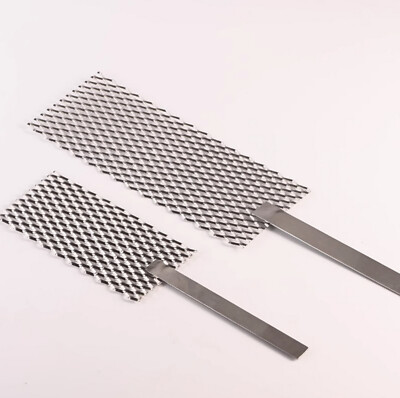 Plating Anode Platinized Titanium Jewelry Plating Rhodium Palladium 4'' x 1'' Mesh