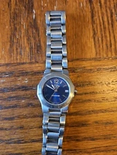 Ladies ESQ Oceania Watch Blue Face EUC