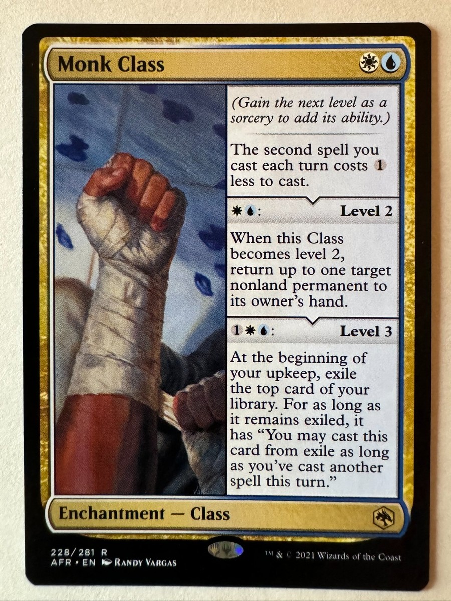 Monk Class 228 Adventures in the Forgotten Realms MTG NM NP