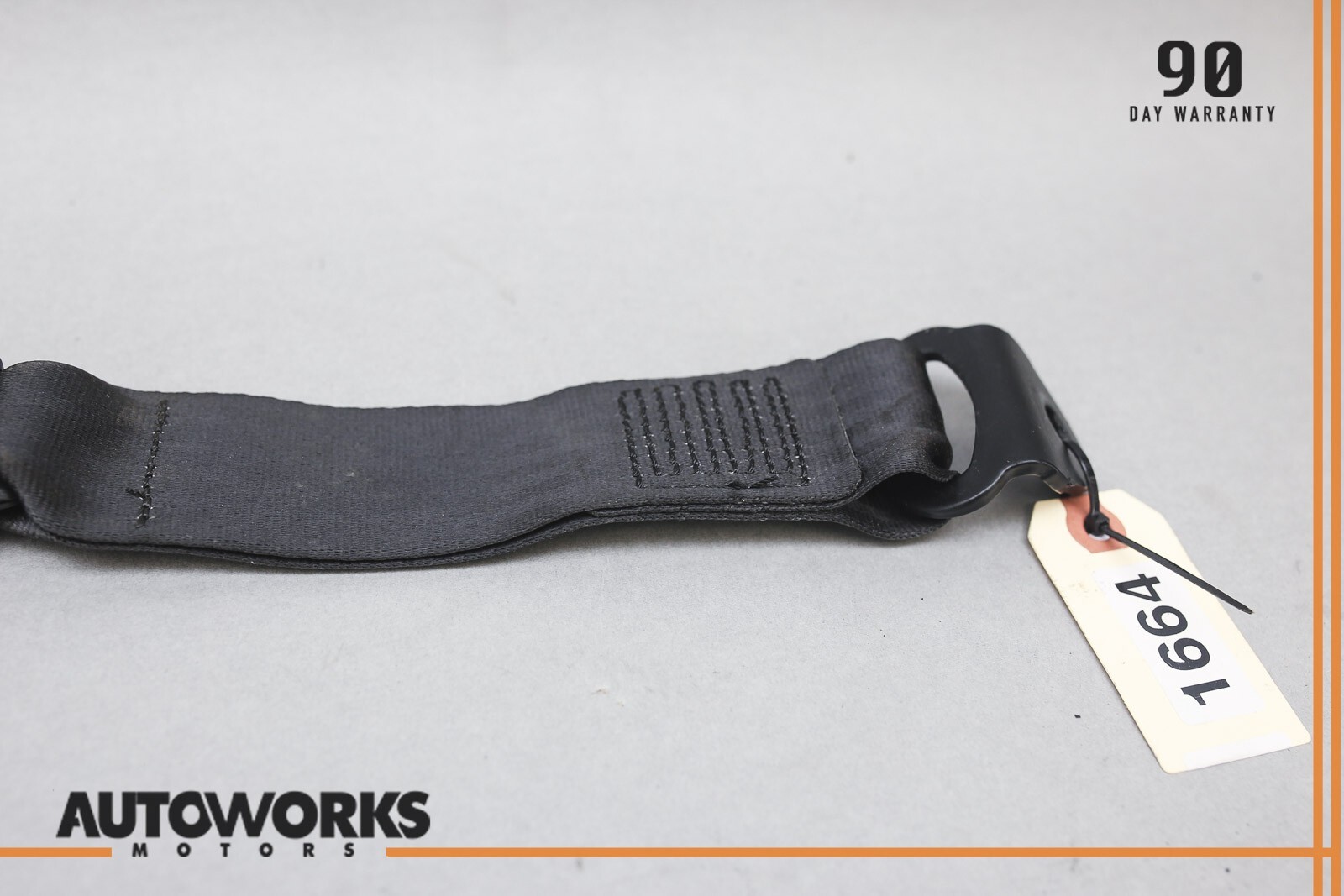 03-13 Maserati Quattroporte M139 Rear Left Side Seat Belt Buckle Black OEM