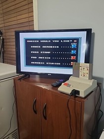 Dance Aerobics (NES, 1989) Cartridge Only Working Pics!