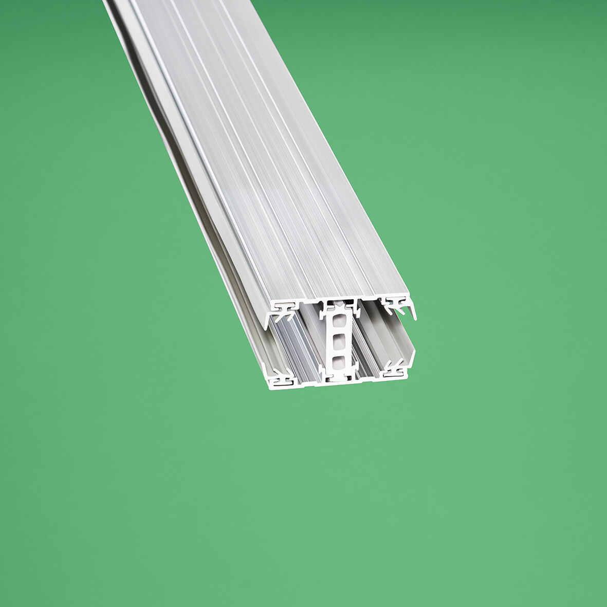 Verlegeprofil 16 mm Doppelstegplatten Mitteprofil/Randprofi Alu