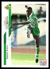 Samson Siasia 1994 Upper Deck World Cup Contenders English/Spanish #200 Nigeria