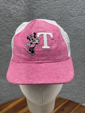 Disney Minnie Mouse Hat Cap Strap Back Toddler Pink White Mesh Trucker New Era