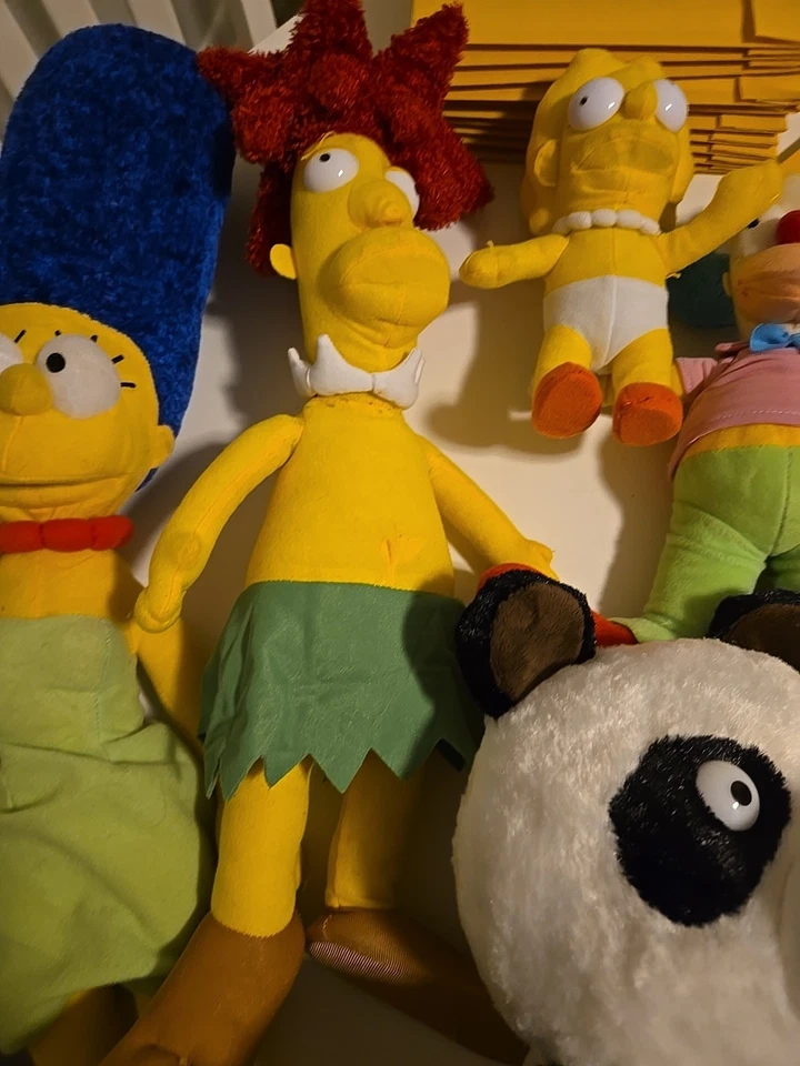 Lote de 9 The Simpsons, Marge, Sideshow Bob, 2 Barts, Lisa, Grounds Keeper, Krusty, Foto 4 de 4