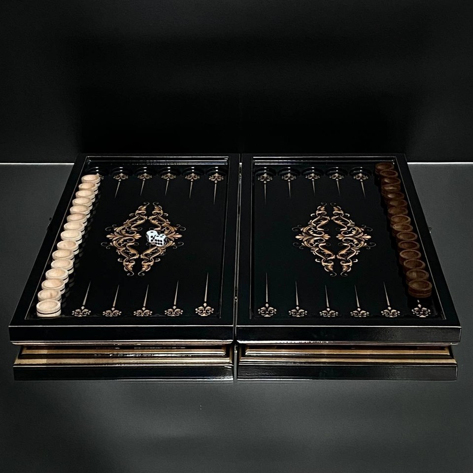 Backgammon Items Maple Wood Backgammon Set 19.7