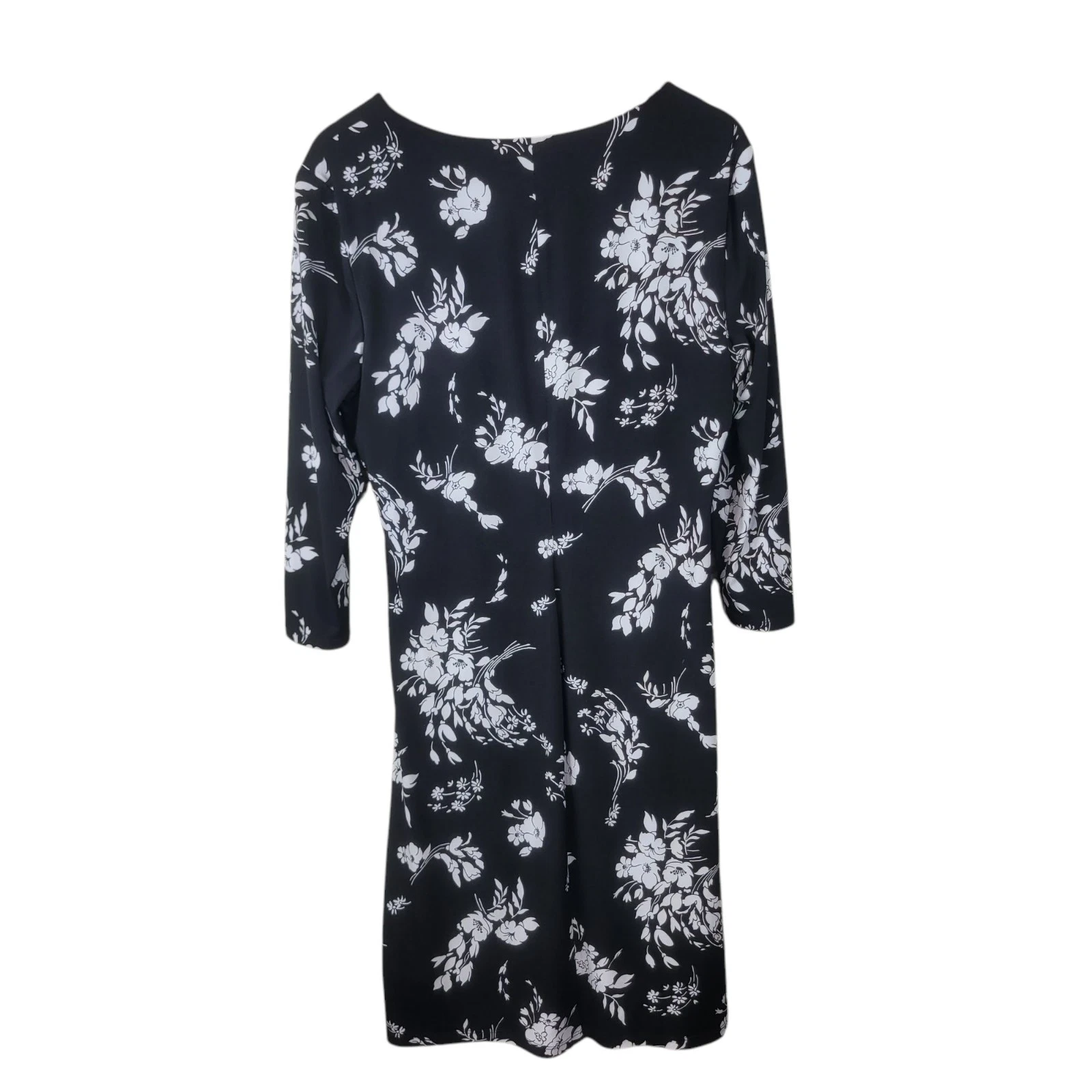 VETEMENTS Abito Chaps taglia XL festa elasticizzato vita arricciata top Ralph Lauren floreale