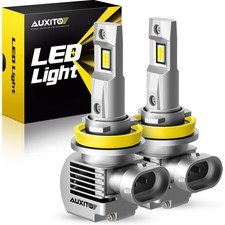 Auxito LED Headlight H11 Low Beam Bulb Canbus 30000LM 6000K Ultra Bright 2/4X