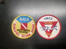 NAUI QUALIFIED SCUBA DIVER YMCA Vintage Embroidered Patch