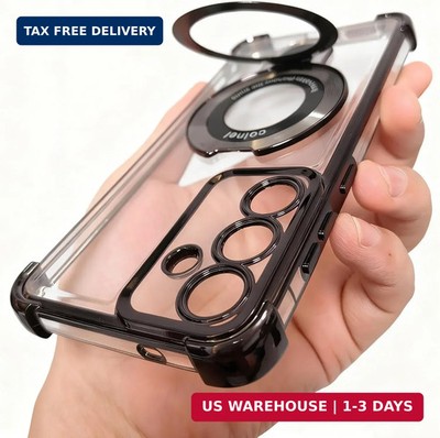 Compatible with Samsung Galaxy s25 Plus case softcase Protective with Stand Clea