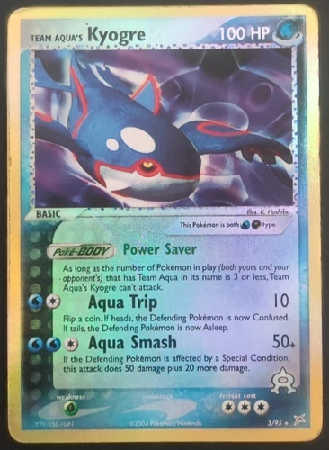 POKEMON TEAM AQUA'S KYOGRE 3/95 REVERSE - ENGLISH