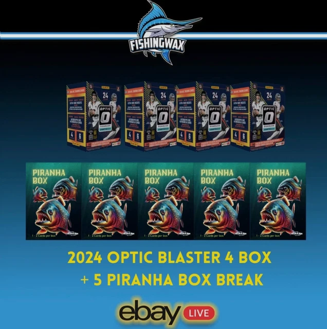 SAN FRANCISCO 49ERS 2024 Optic 4 Blaster + 5 Piranha Repack NFL Break 3590