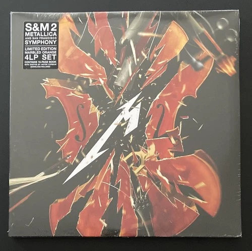METALLICA w/ San Francisco Symphony - S&M 2 - Limited 4xLP Orange Vinyl *MINT*