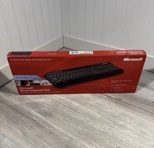 Microsoft Wired Keyboard 600 ANB00001 Wired New Black with mouse