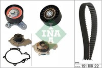 Wasserpumpe + Zahnriemensatz FÜR Chevrolet, Opel - Schaeffler INA 530 0572 30