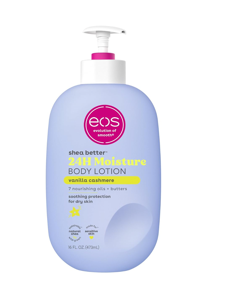 Joom Omi Japan Products Unisex Pink Eos Shea Better Body Lotion- Vanilla Cashmere, 24-Hour Moisture Skin Care, Lightweight & Non-Greasy, Made With Natural Shea, Vegan, 16 Fl Oz - Image 10
