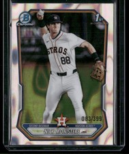 2026 Bowman Chrome Nick Monistere Lava 1st /399 #BCP-103 ASTROS