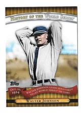 2010 Topps History of the World Series - WASHINGTON SENATORS