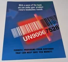 Vintage Nintendo CES E3 Promo Store Display Sign 90s 1990s Employee