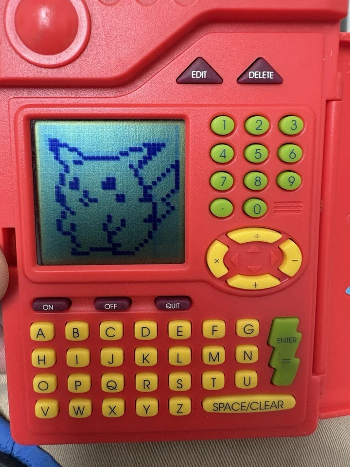 Juguete electrónico tigre Pokémon Pokédex 1998 de colección Foto 2 de 4