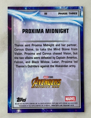 2025 Topps Marvel Studios Chrome Pick Your Own Card And Complete Your Set #1-200 - 第 107/241 張圖片