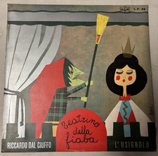 Lp 33 Giri teatrino della fiaba Riccardo Dal Ciuffo” L’Usignolo