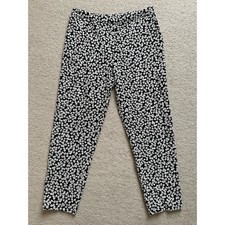 Escada Daisy Petal Print Paisley Pants Size 38