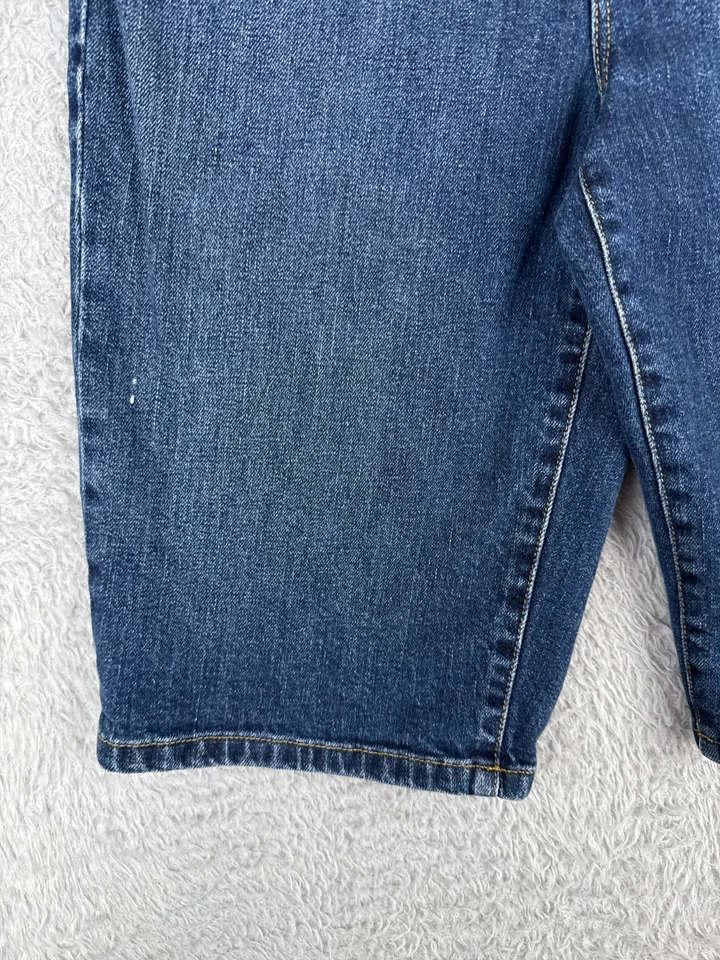 Lauren Ralph Lauren Shorts Women 6 Blue Denim Cotton Blend Mid Rise Casual 30x12 - Image 3 of 4