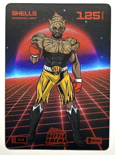 2025 Bo Jackson Battle Arena Shells Donnie Shells Power Glove Battlefoil Brawl