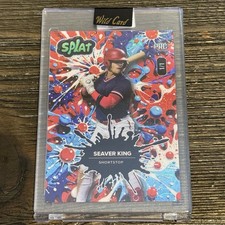 2024 Wild Card Splat ⚾️ SEAVER KING Red White Blue Encased 1/1 RC Nationals