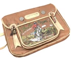 Vintage 1940s Roy Rogers "King of the cowboys" satchel Trigger Rare